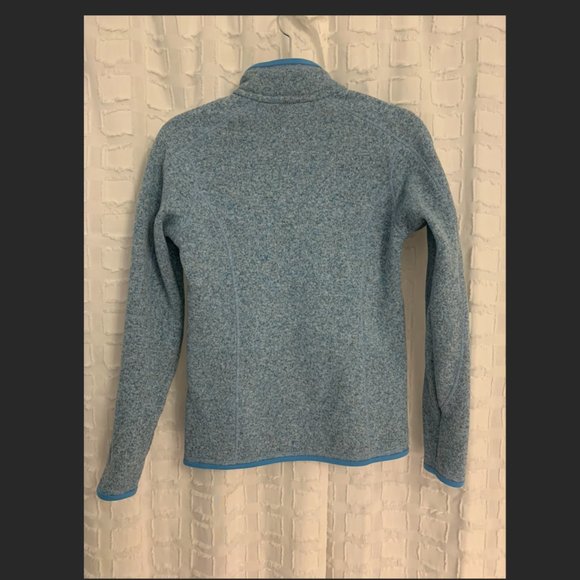 Patagonia Women's Better Sweater 1/4 zip fleece, Steam Blue - Picture 2 of 2